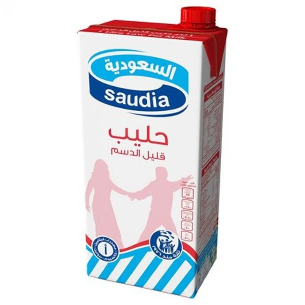 السعودية حليب قليل الدسم 1 لتر