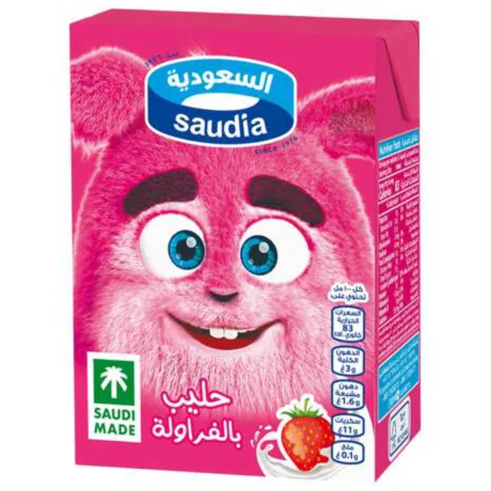 السعودية حليب فراولة 200 مل