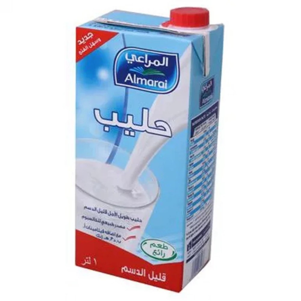 المراعي حليب قليل الدسم 1 لتر