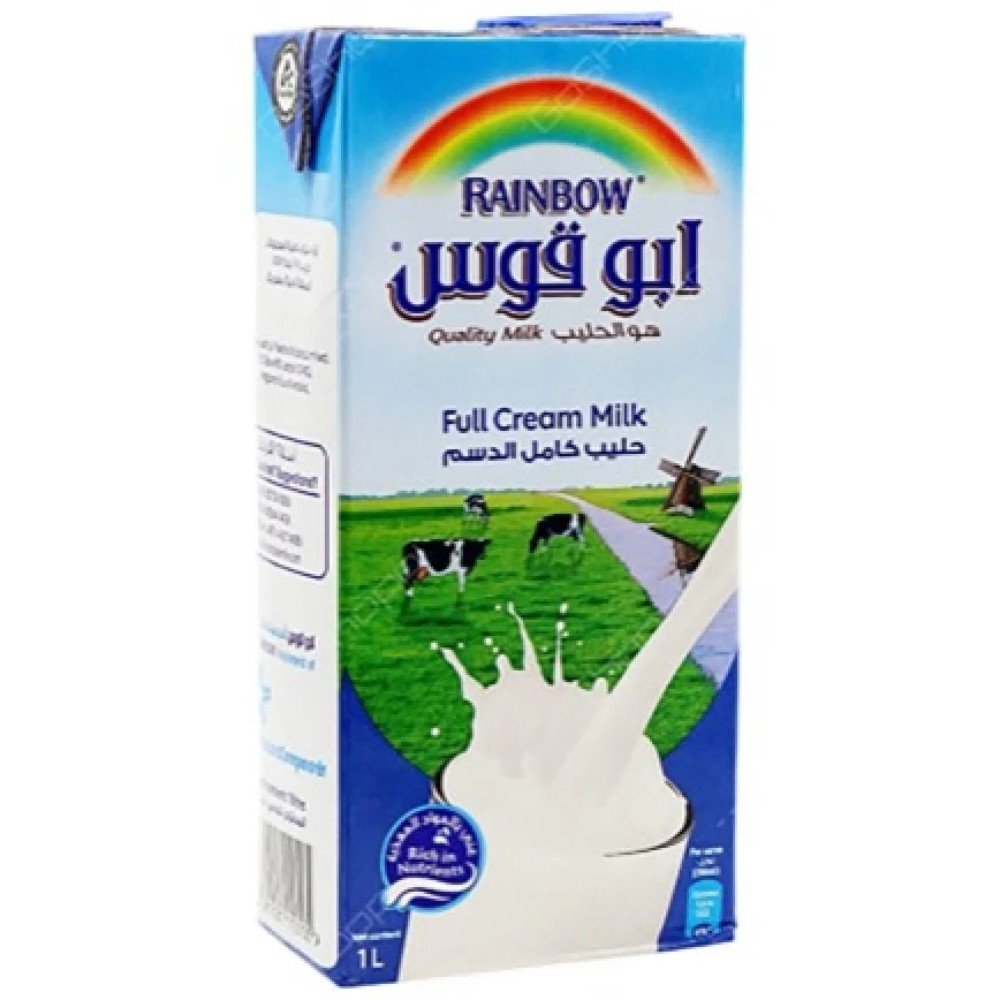 ابو قوس حليب كامل الدسم 1 لتر