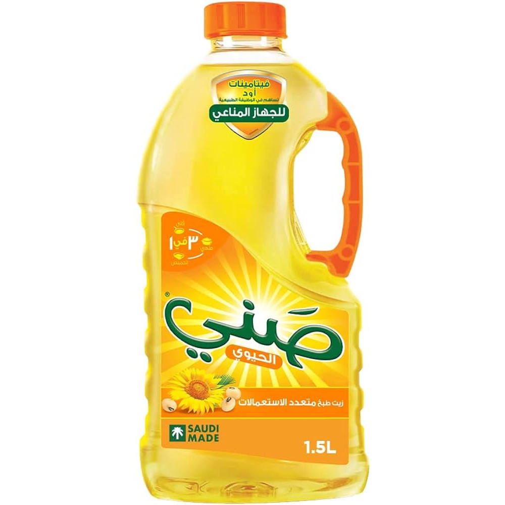 صني زيت دوار الشمس 1.5 لتر