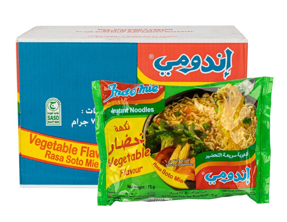إندومي شعيرية بنكهة الخضروات 60x75 غرام